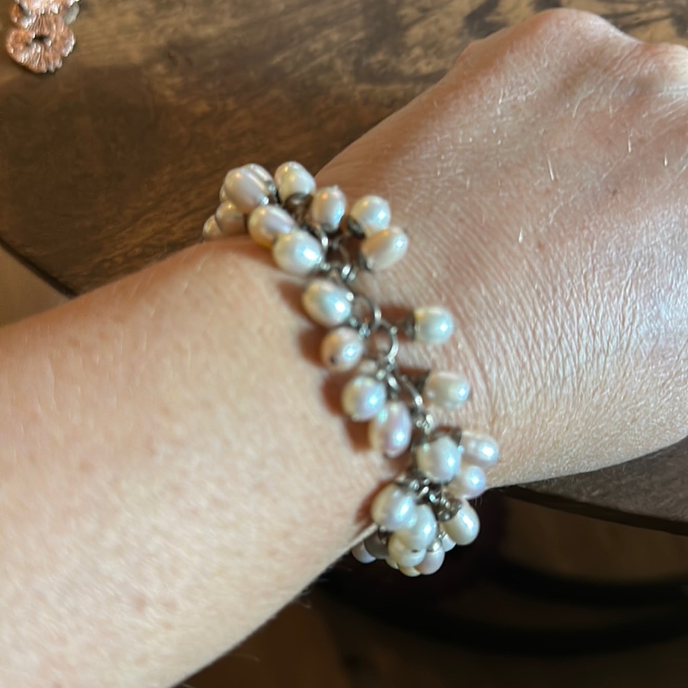 Silpada Cha Cha Pearl Bracelet